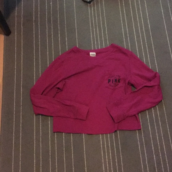 PINK Victoria’s Secret Cropped Sweatshirt - Picture 1 of 1